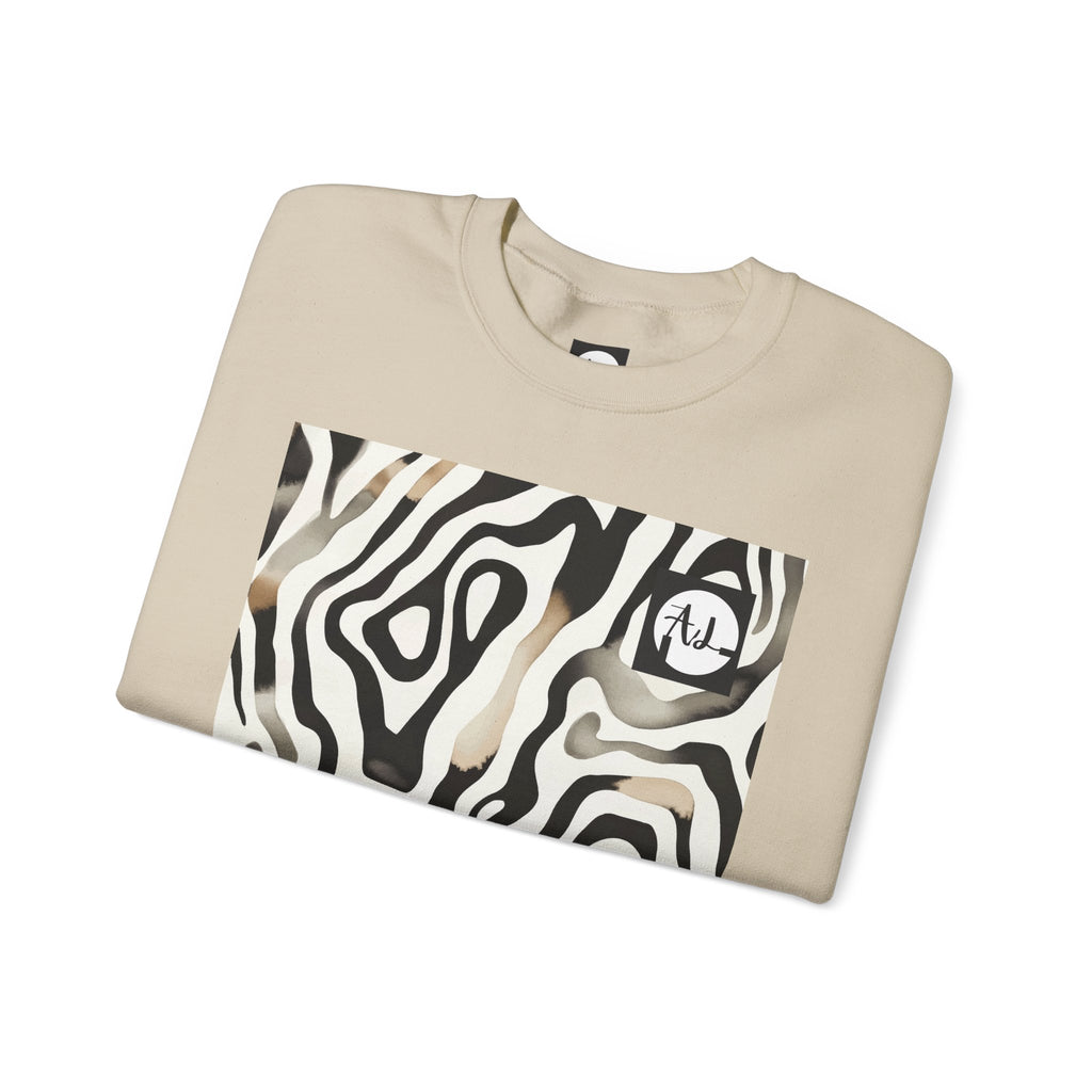 Zebra Print Sweatshirt
