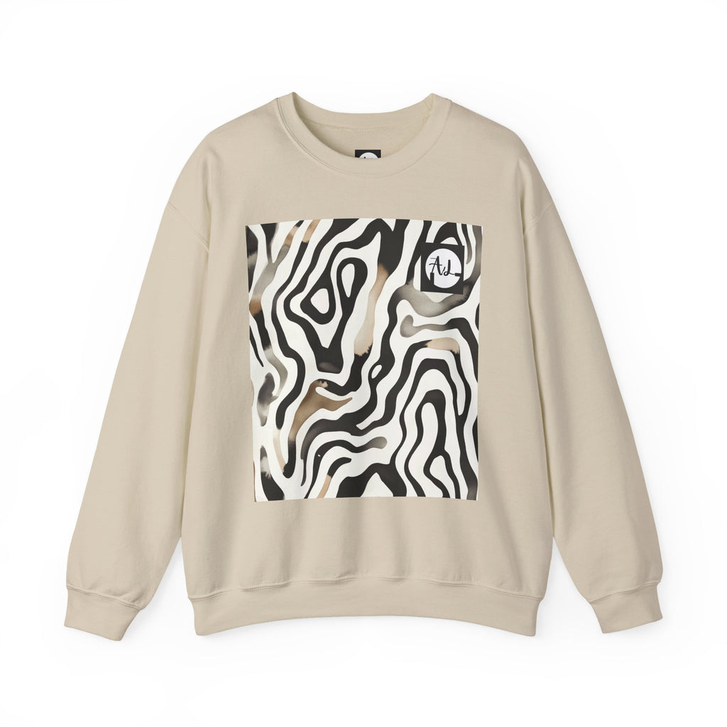 Zebra Print Sweatshirt
