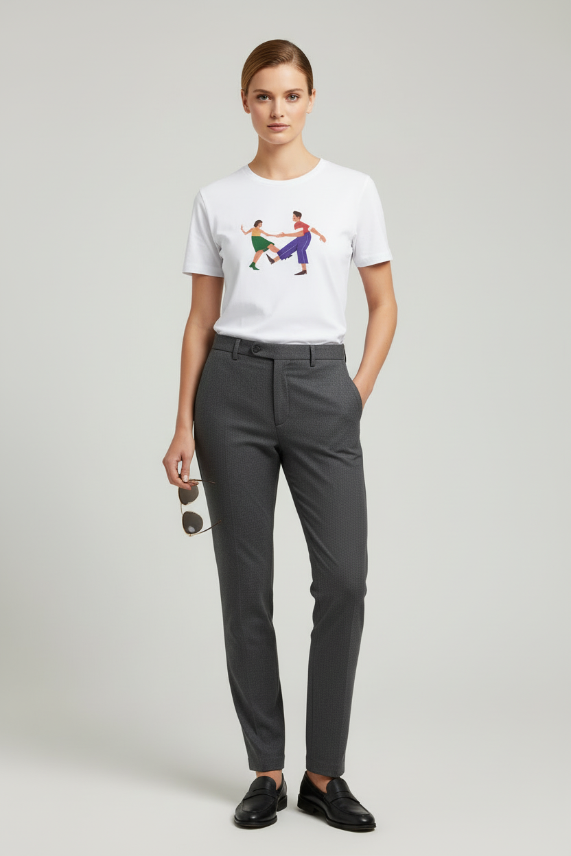 0. Unisex-T-Shirt aus schwerer Baumwolle