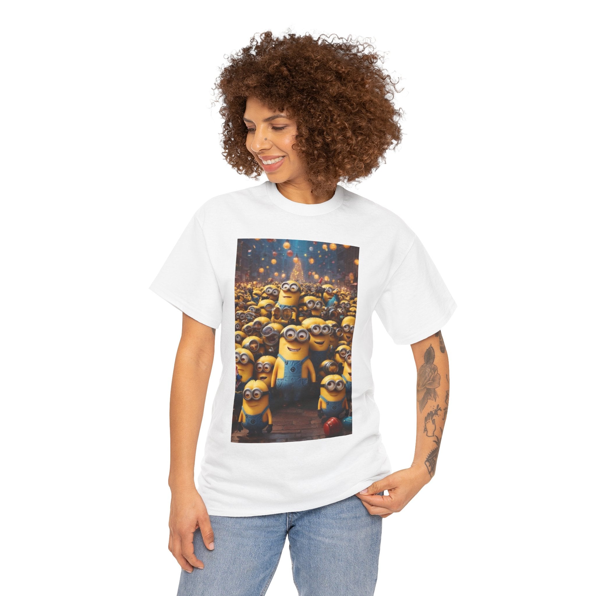 0. Unisex-T-Shirt aus schwerer Baumwolle