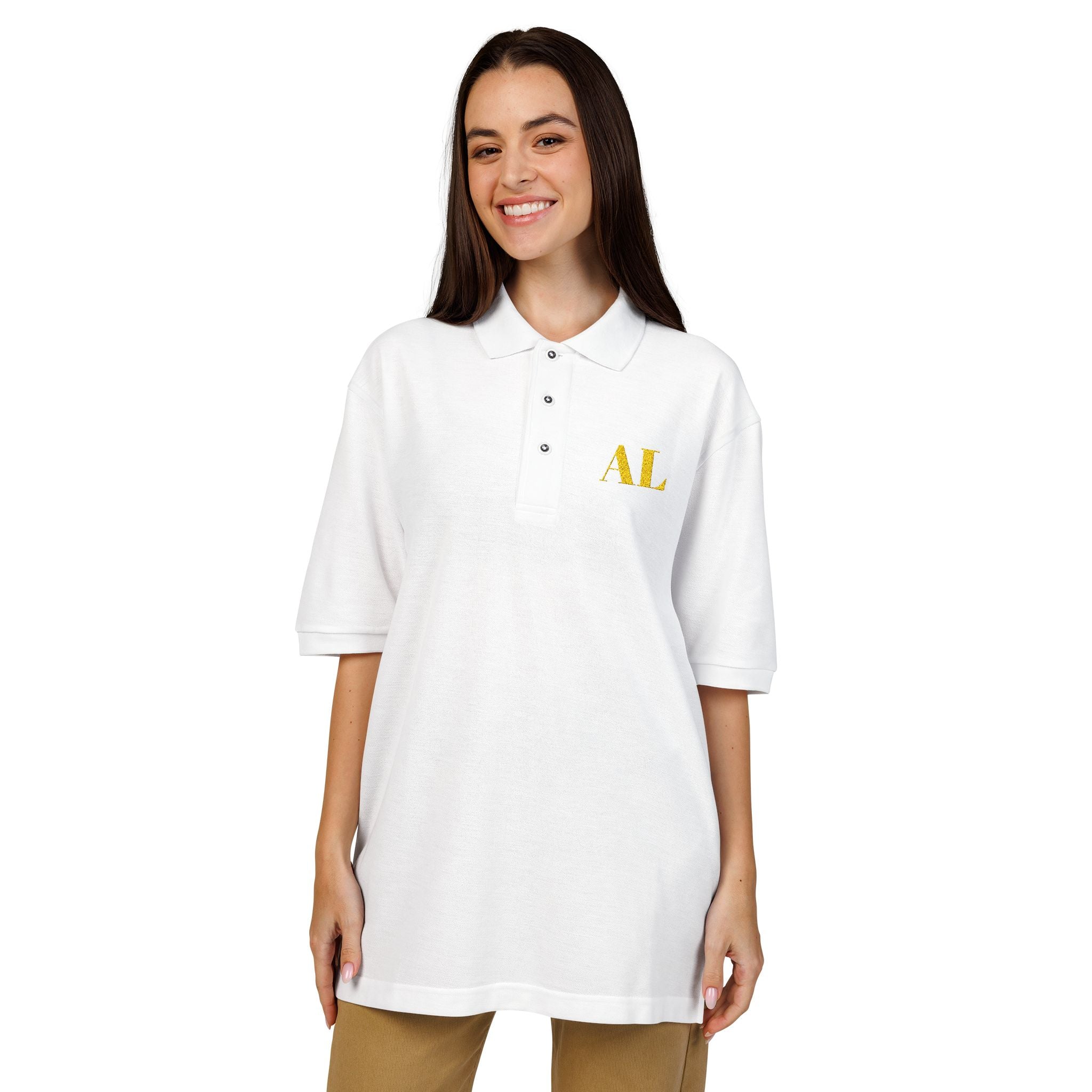 Embroidered Polo Shirt for Women