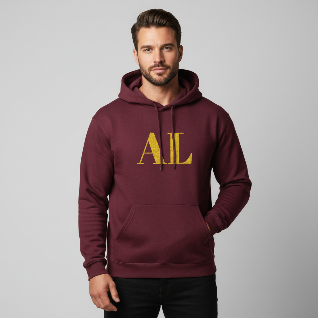 Embroidered Logo Men's Hoodie