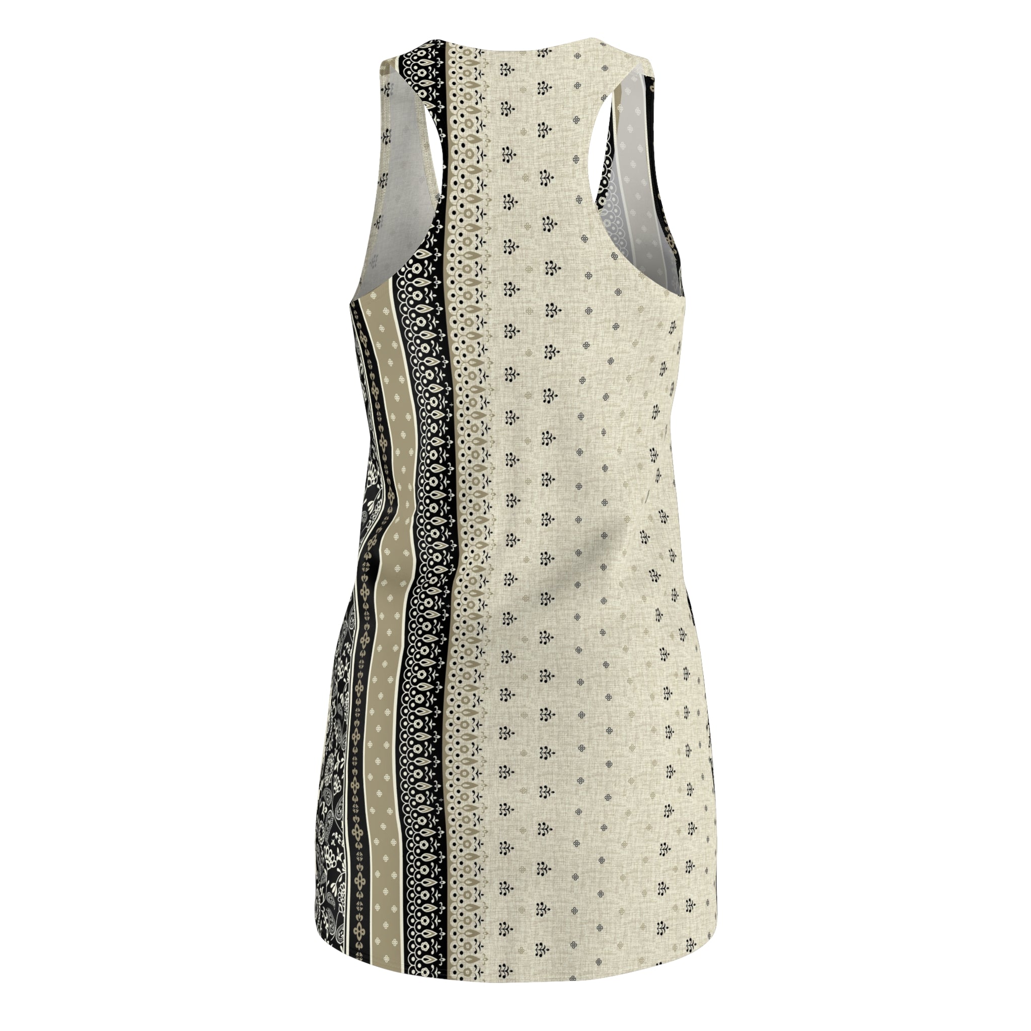 0. Bohemian Racerback Dress, Casual Summer Dress, Beach Cover-Up, Festival Outfit, Vacation Clothing, Everyday Wear