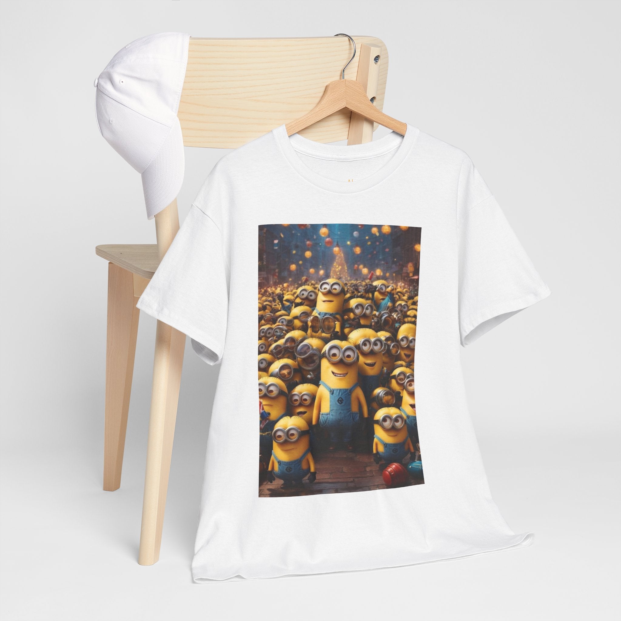 0. Unisex-T-Shirt aus schwerer Baumwolle