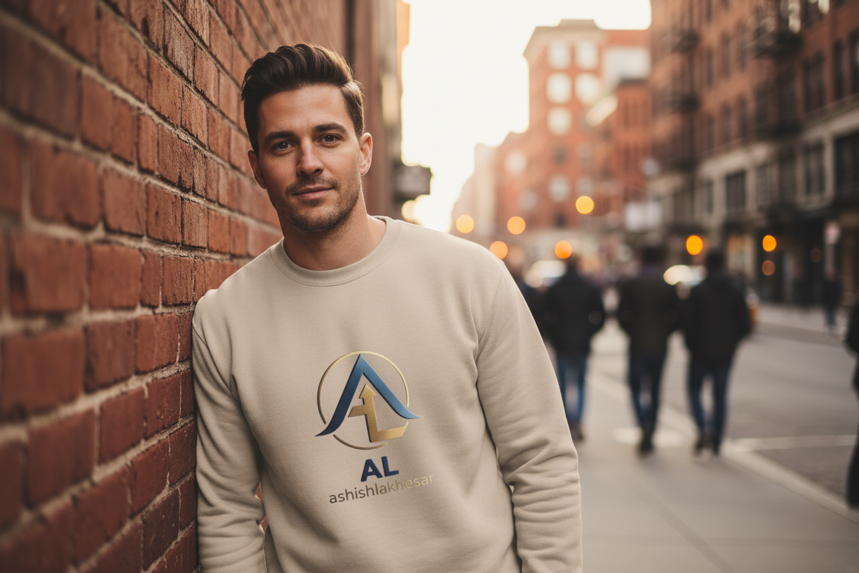 AL Monogram Crewneck Sweatshirt