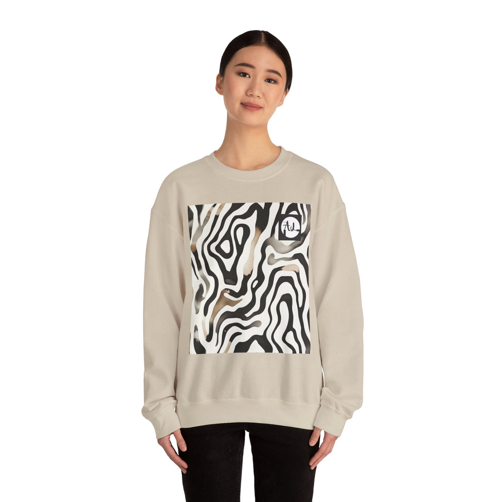 Zebra Print Sweatshirt