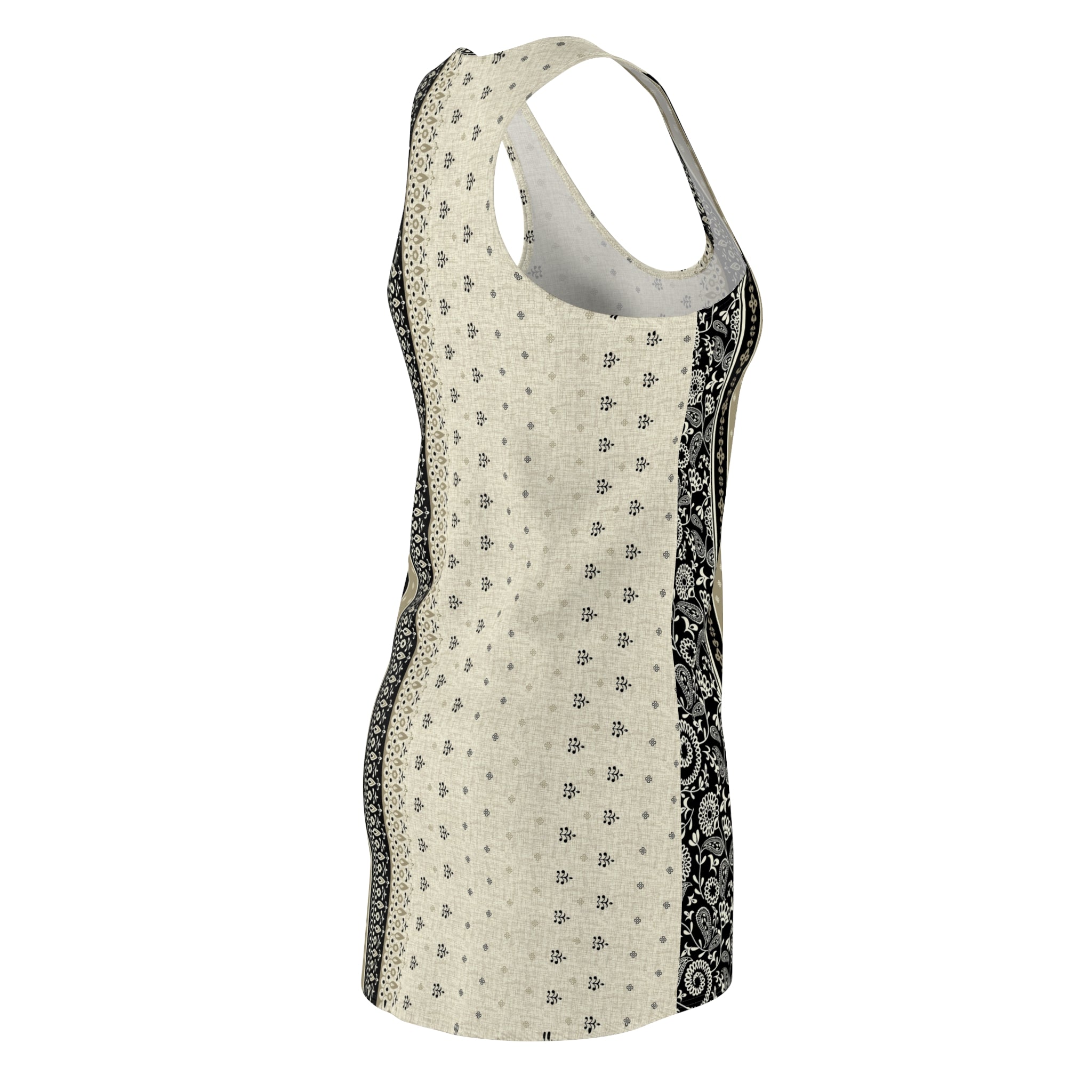 0. Bohemian Racerback Dress, Casual Summer Dress, Beach Cover-Up, Festival Outfit, Vacation Clothing, Everyday Wear