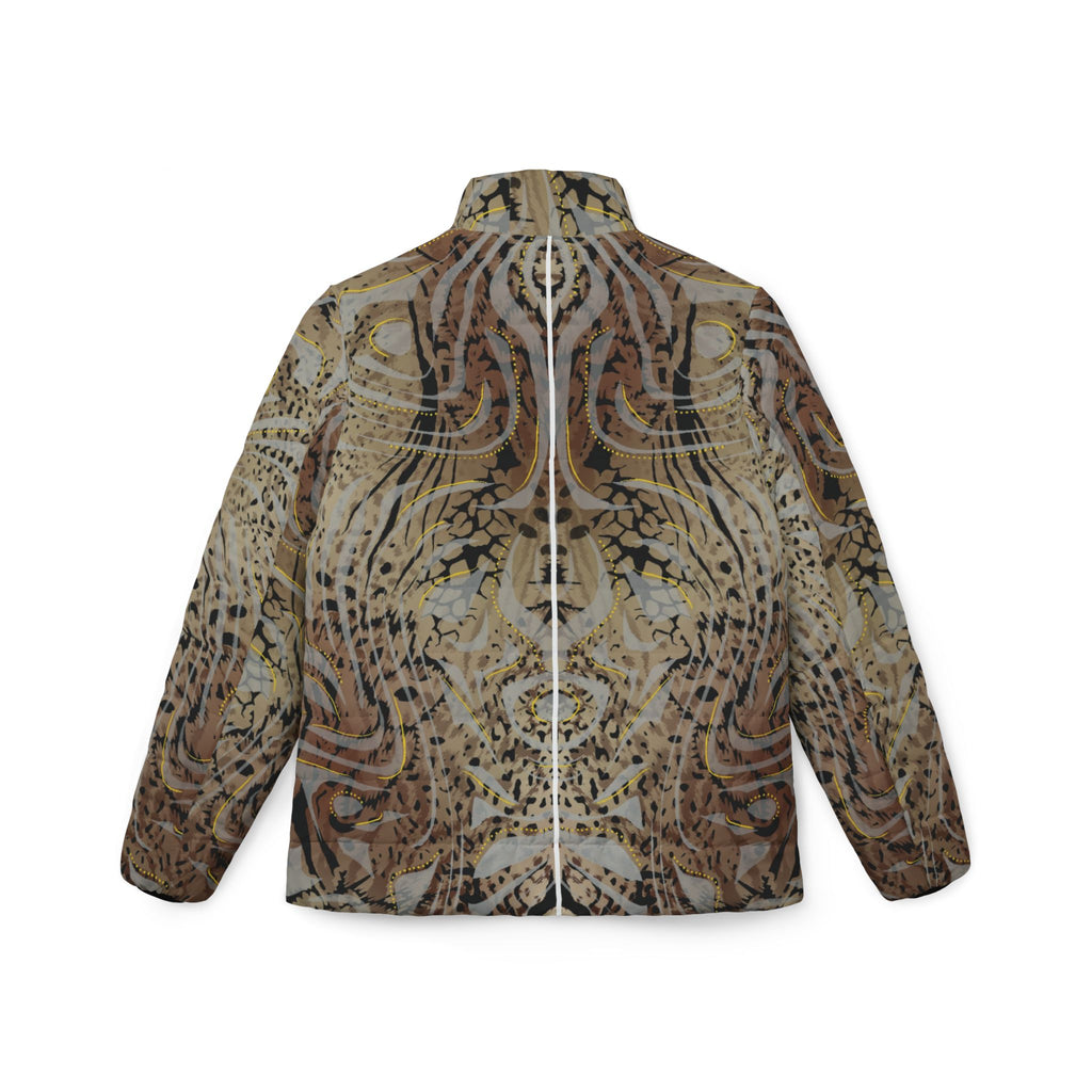 Animal Print Women's Puffer Jacket