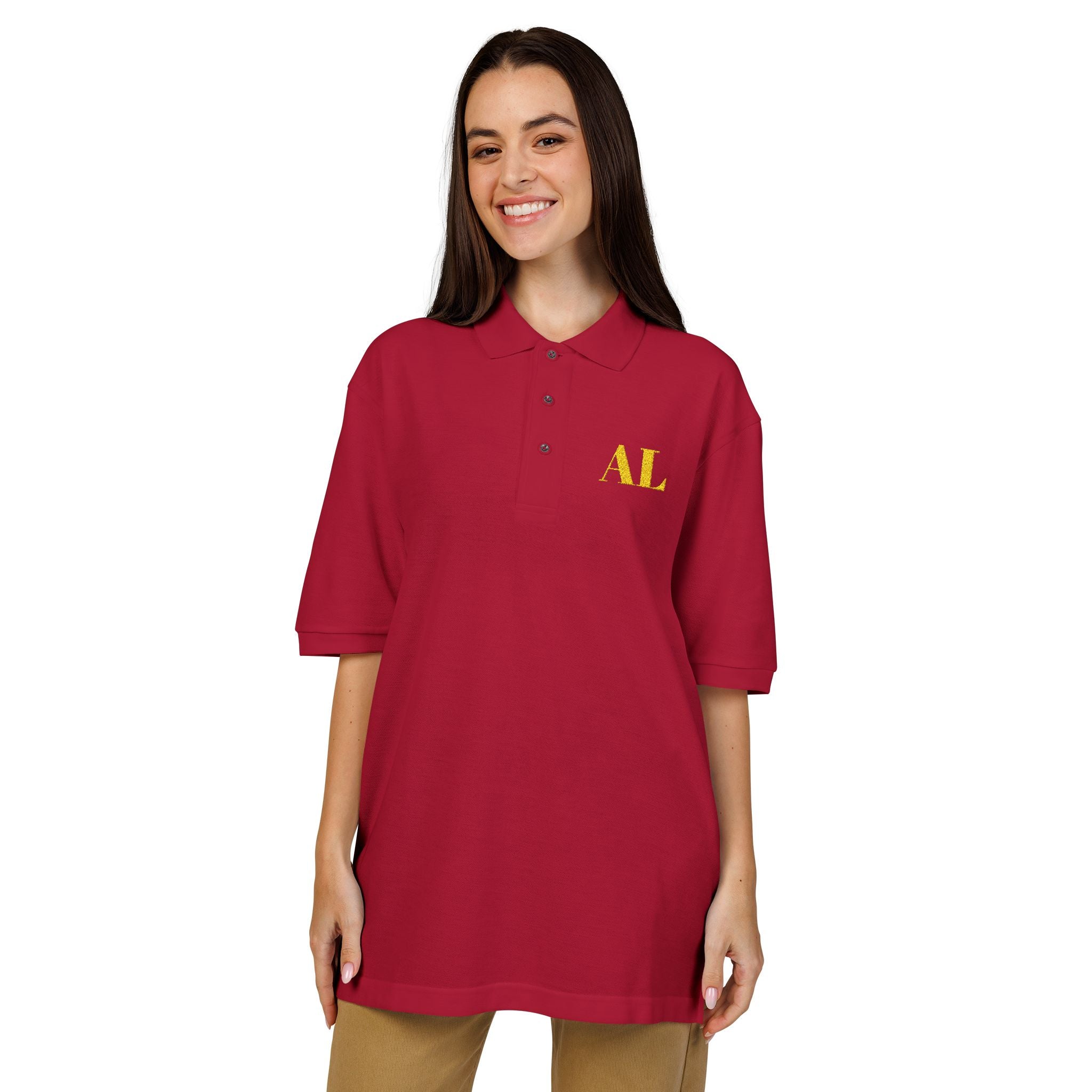 Embroidered Polo Shirt for Women