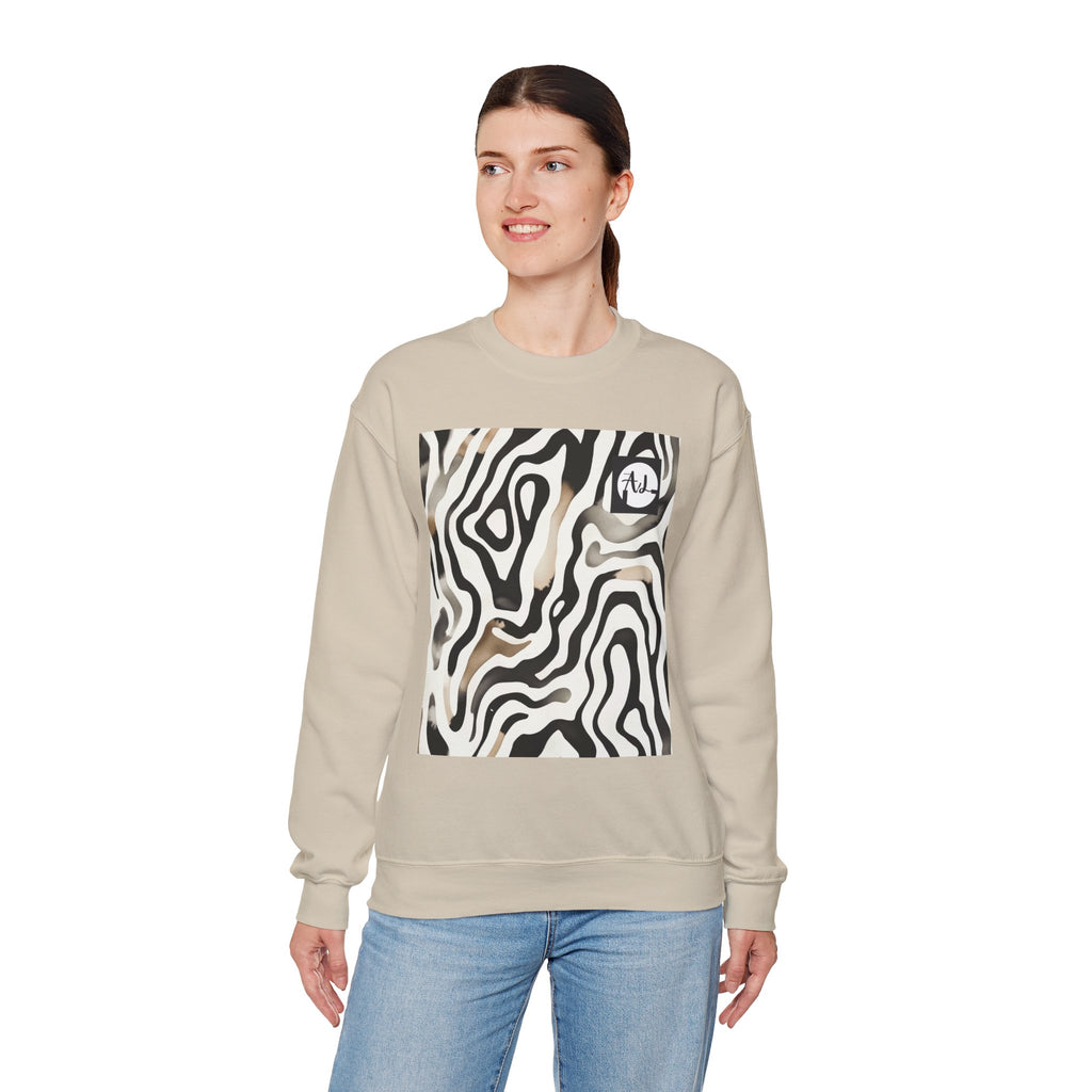 Zebra Print Sweatshirt